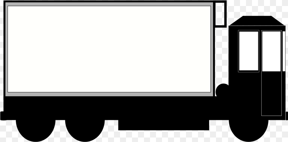 This Icons Design Of Camion Truck, Electronics, Screen, Projection Screen, White Board Png Image