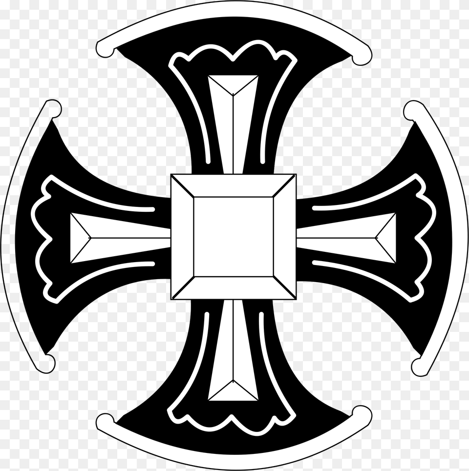 This Icons Design Of Canterbury Cross, Emblem, Symbol Png Image
