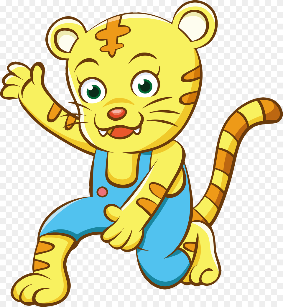 This Icons Design Of Cartoon Cheetah, Baby, Person Png