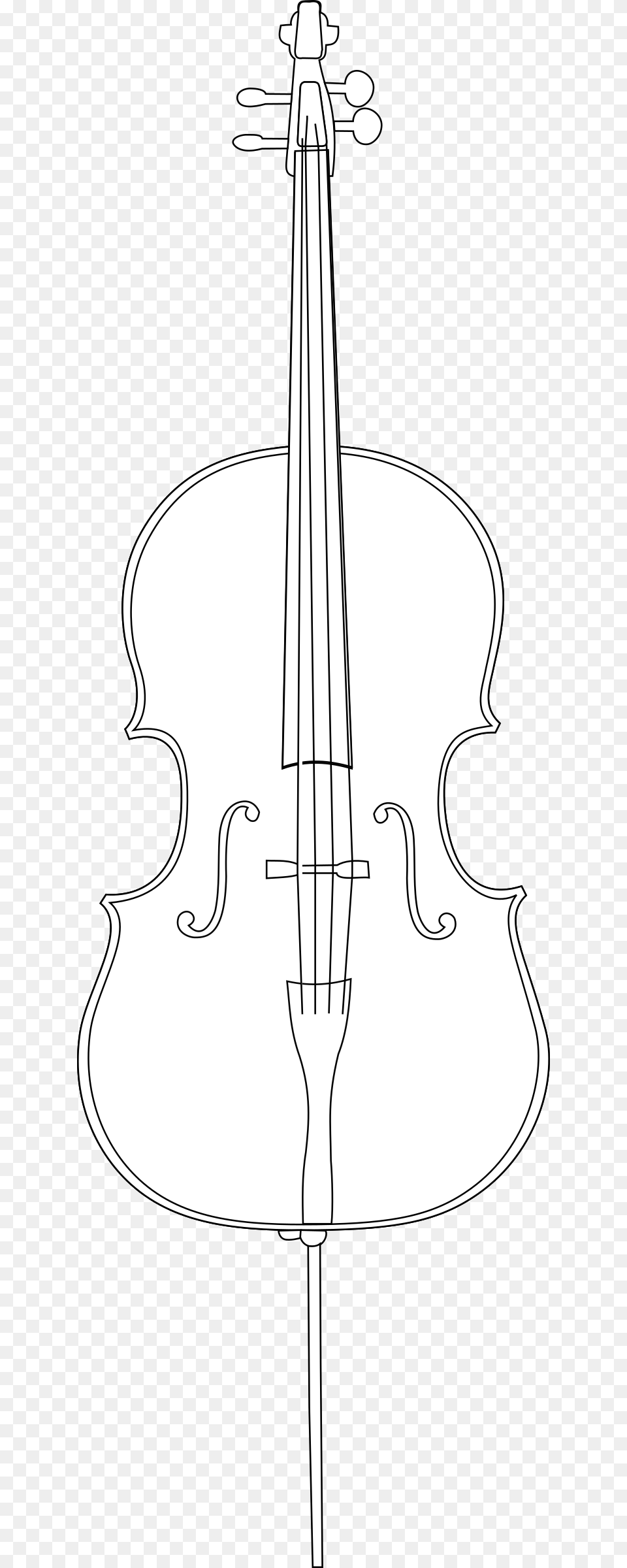This Icons Design Of Cello, Musical Instrument Free Transparent Png
