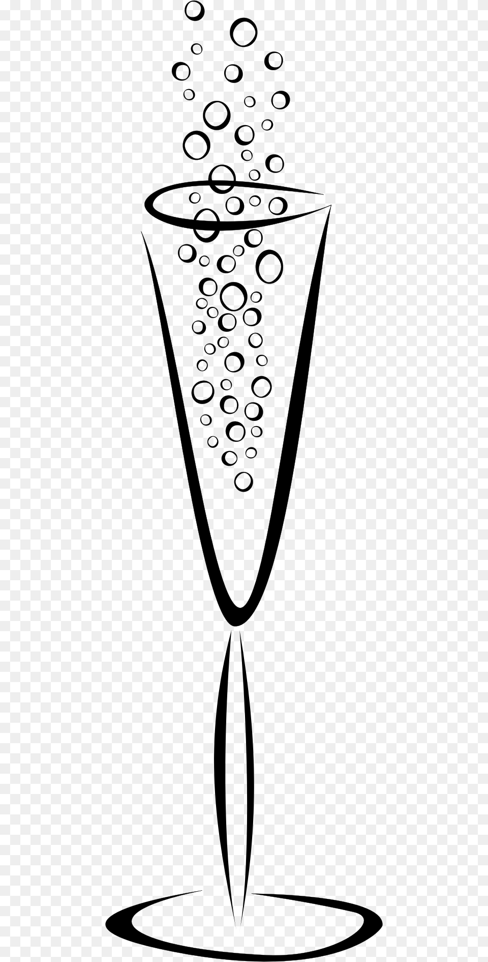 This Icons Design Of Champagne Glass, Gray Free Png