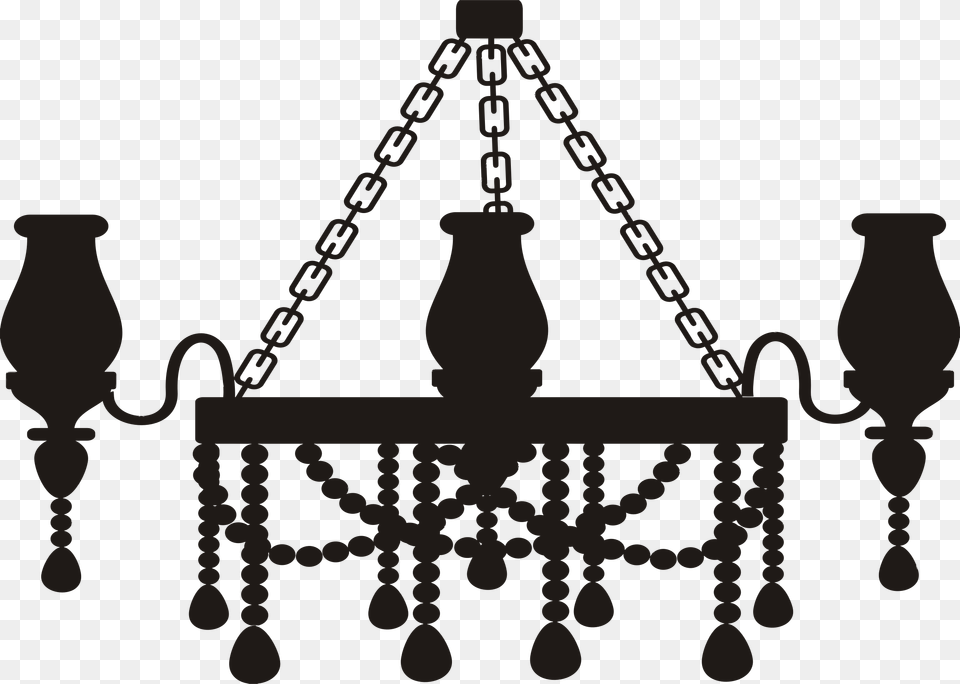 This Icons Design Of Chandelier Silhouette, Lamp Png