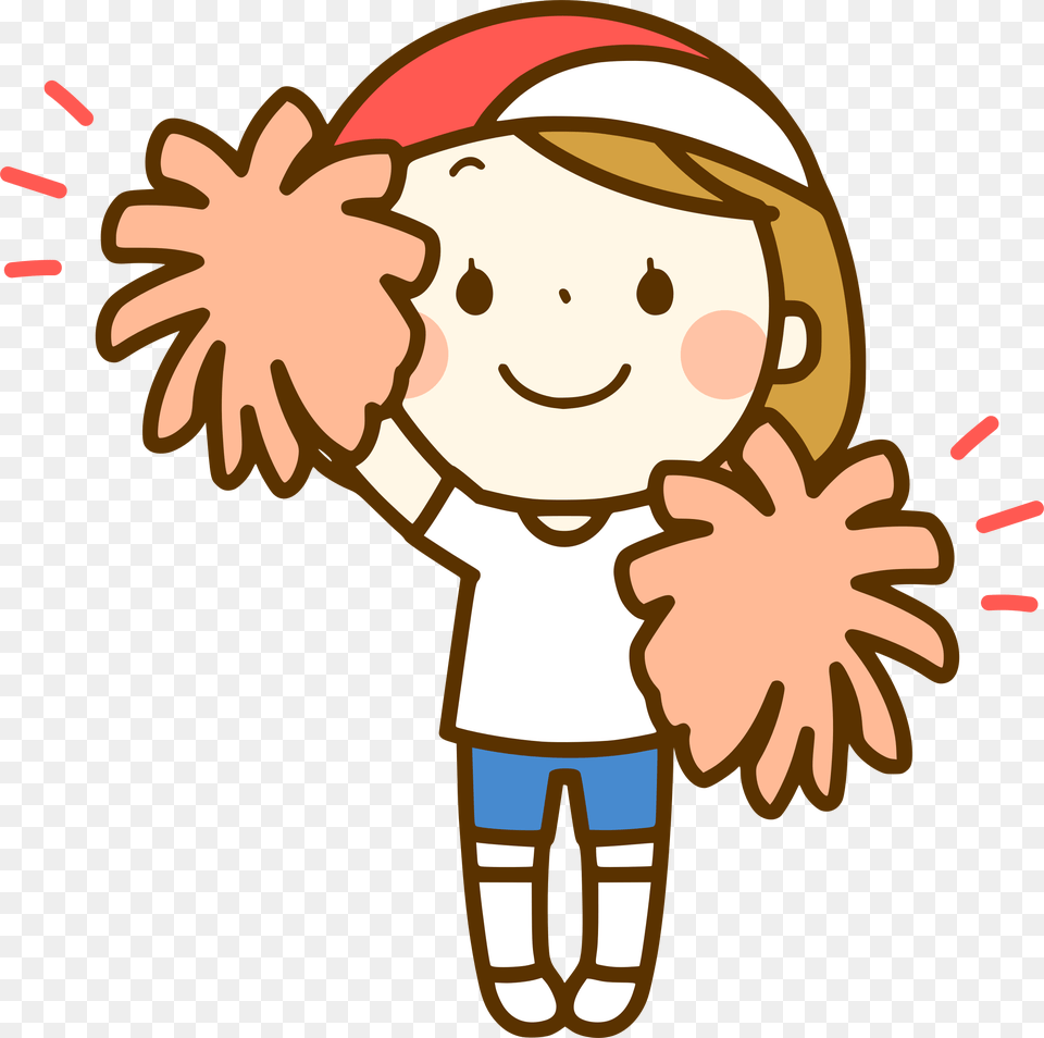 This Icons Design Of Cheerleader, Baby, Person, Body Part, Hand Free Transparent Png