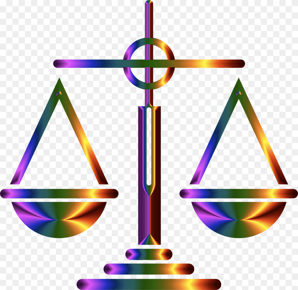 This Icons Design Of Chromatic Scales Of Justice, Cross, Symbol Free Png Download