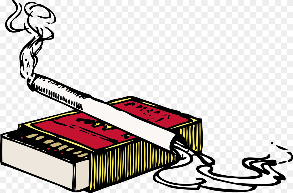 This Icons Design Of Cigarette And Matchbox, Brush, Device, Tool Png Image