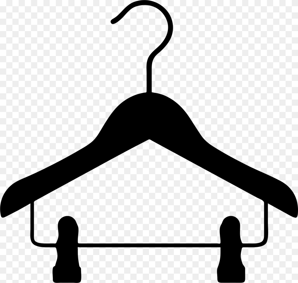 This Icons Design Of Clothes Hanger, Gray Png