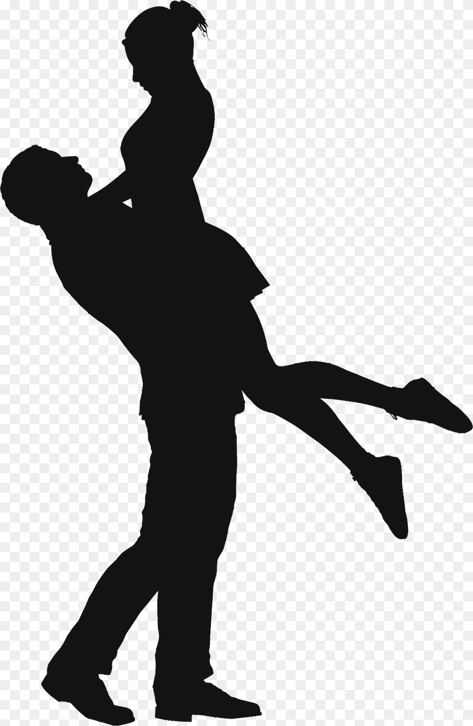 This Icons Design Of Couple Silhouette, Dancing, Leisure Activities, Person Png