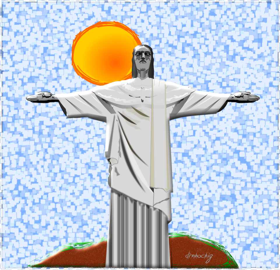 This Icons Design Of Cristo Redentor, Art, Adult, Female, Person Free Transparent Png