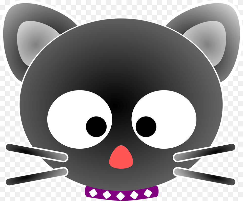 This Icons Design Of Cute Cat, Disk Free Transparent Png