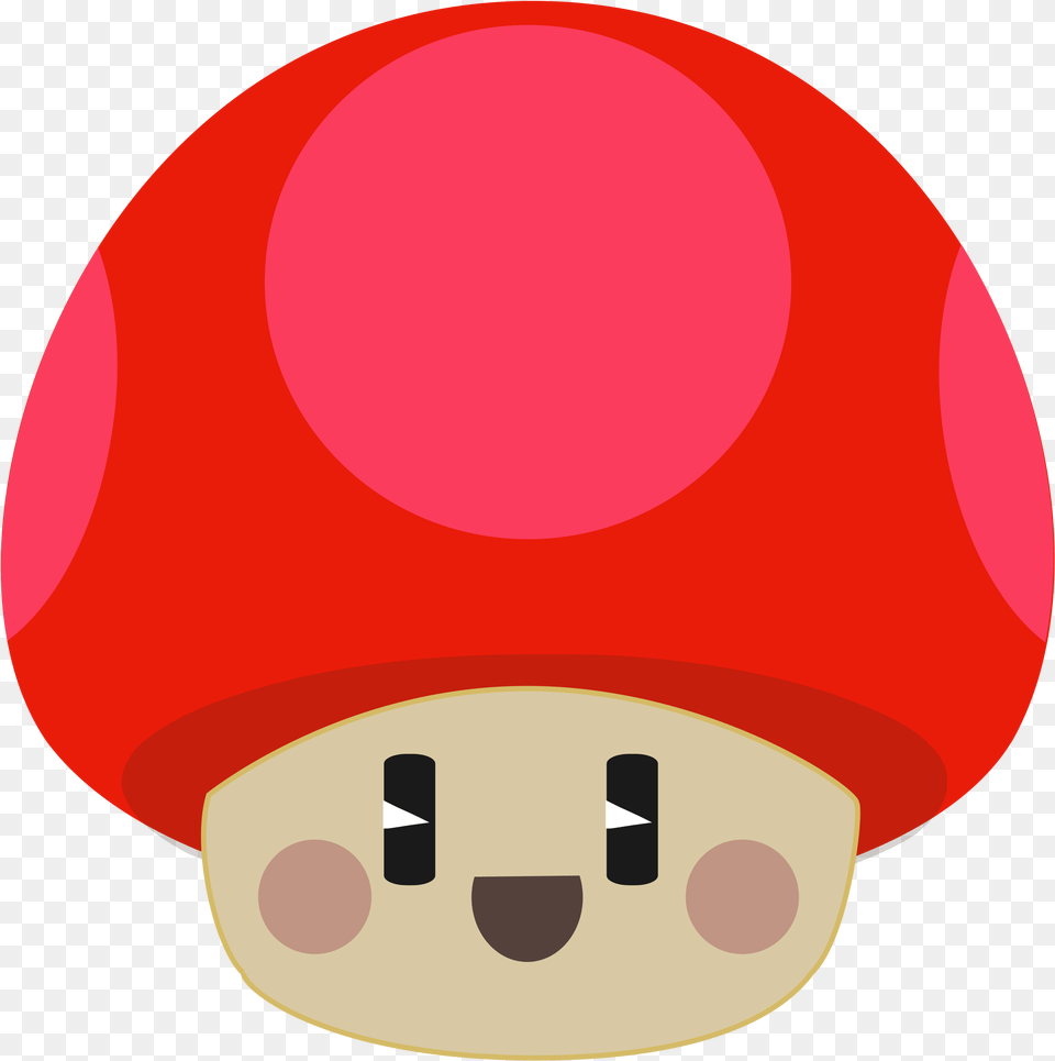 This Icons Design Of Cute Happy Mushroom, Disk Free Png