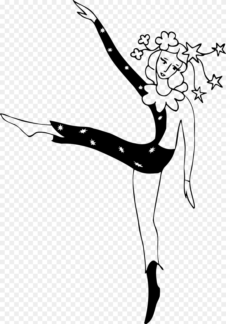 This Icons Design Of Dancer 23 Line Drawing, Gray Png Image