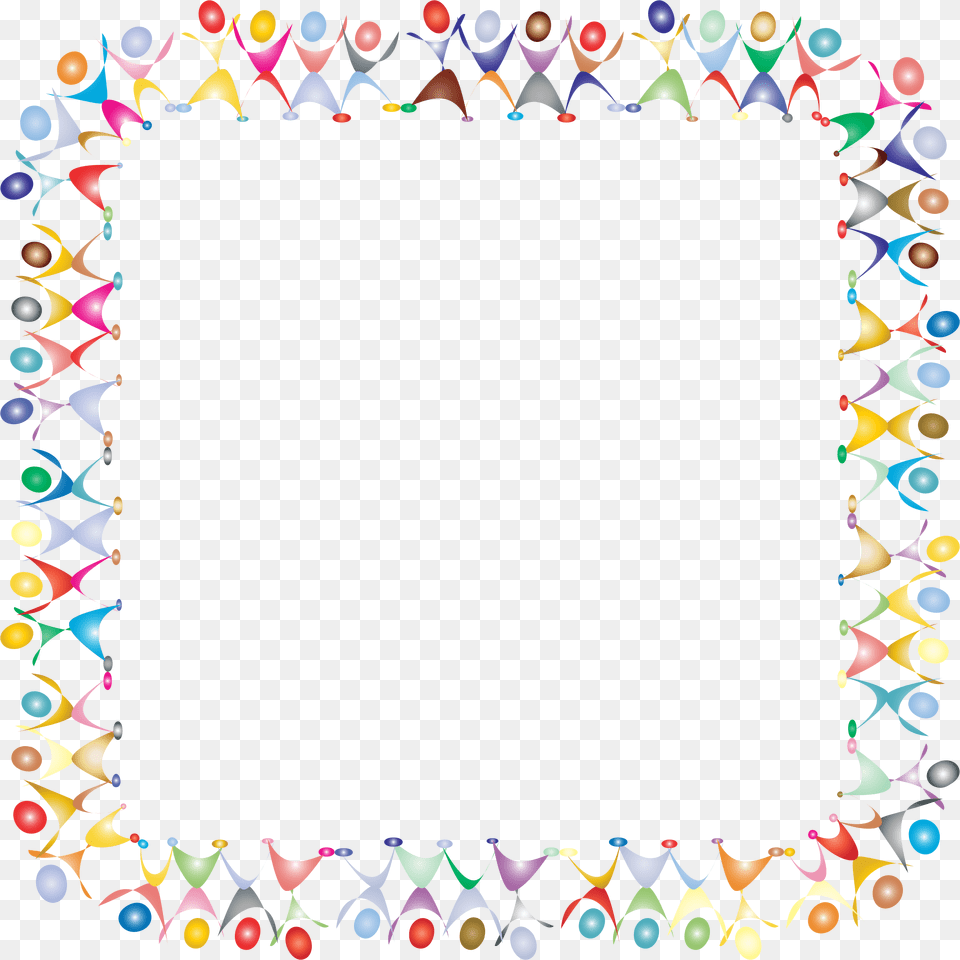This Icons Design Of Dancing People Square, Pattern, Art, Person, Paper Free Png Download