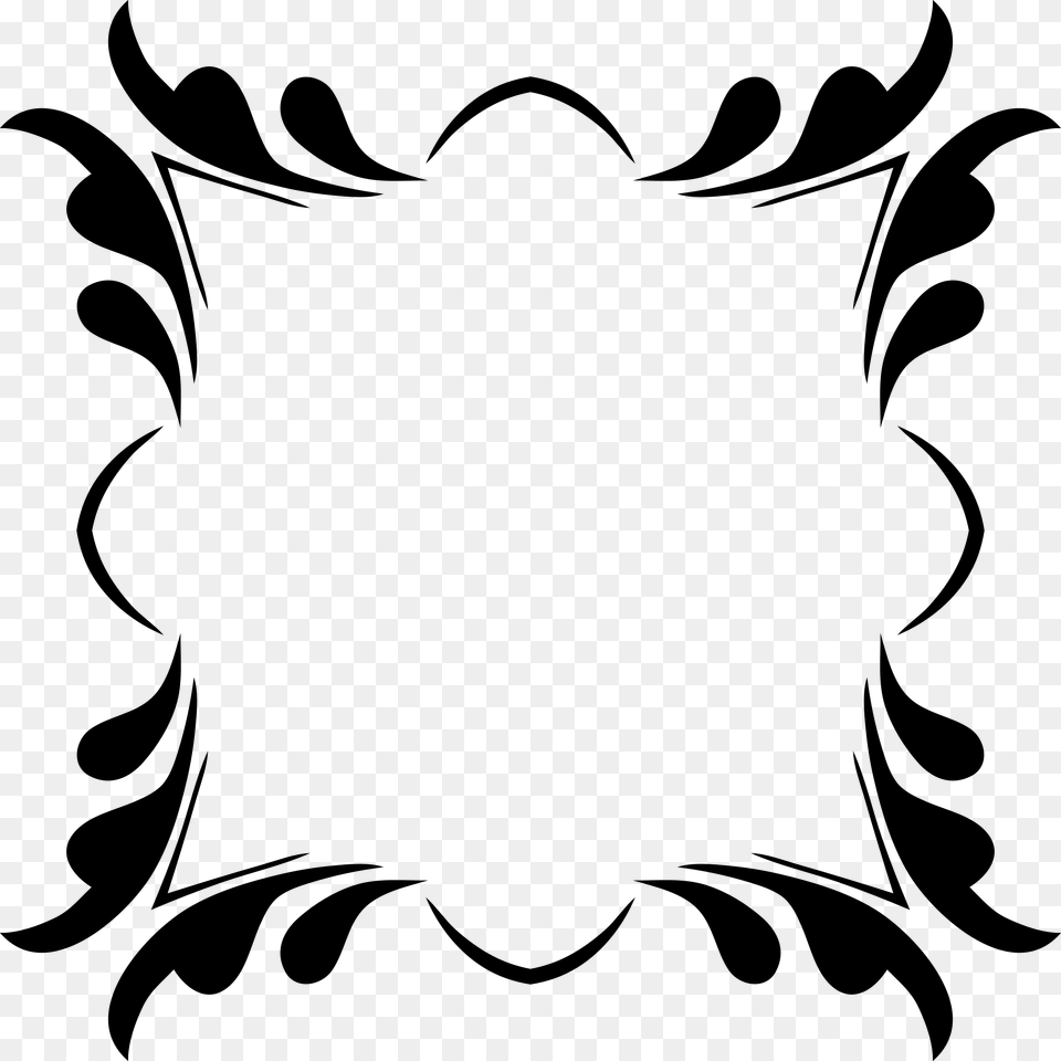 This Icons Design Of Decorative Frame, Gray Free Png