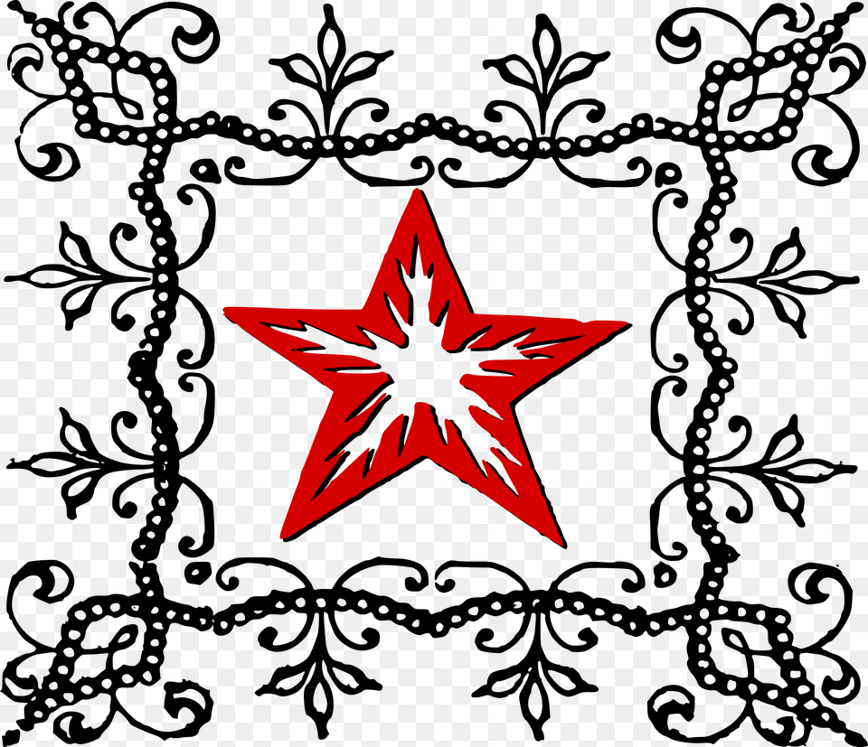 This Icons Design Of Decorative Red Star, Star Symbol, Symbol Free Png Download