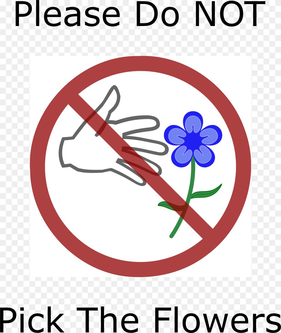 This Icons Design Of Don39t Pick, Flower, Plant Free Transparent Png