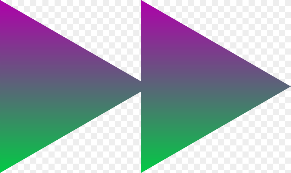 This Icons Design Of Double Arrow Play, Triangle Png