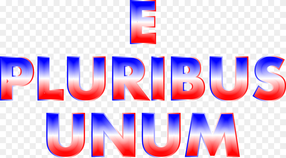 This Icons Design Of E Pluribus Unum Red White, Text, Alphabet Free Png Download