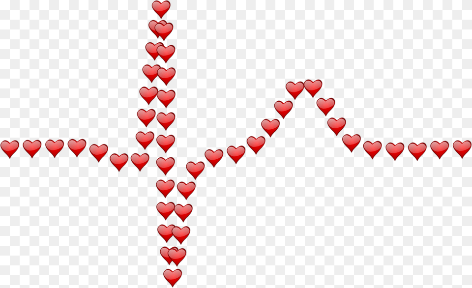This Icons Design Of Ecg Of Hearts, Symbol, Heart Png Image