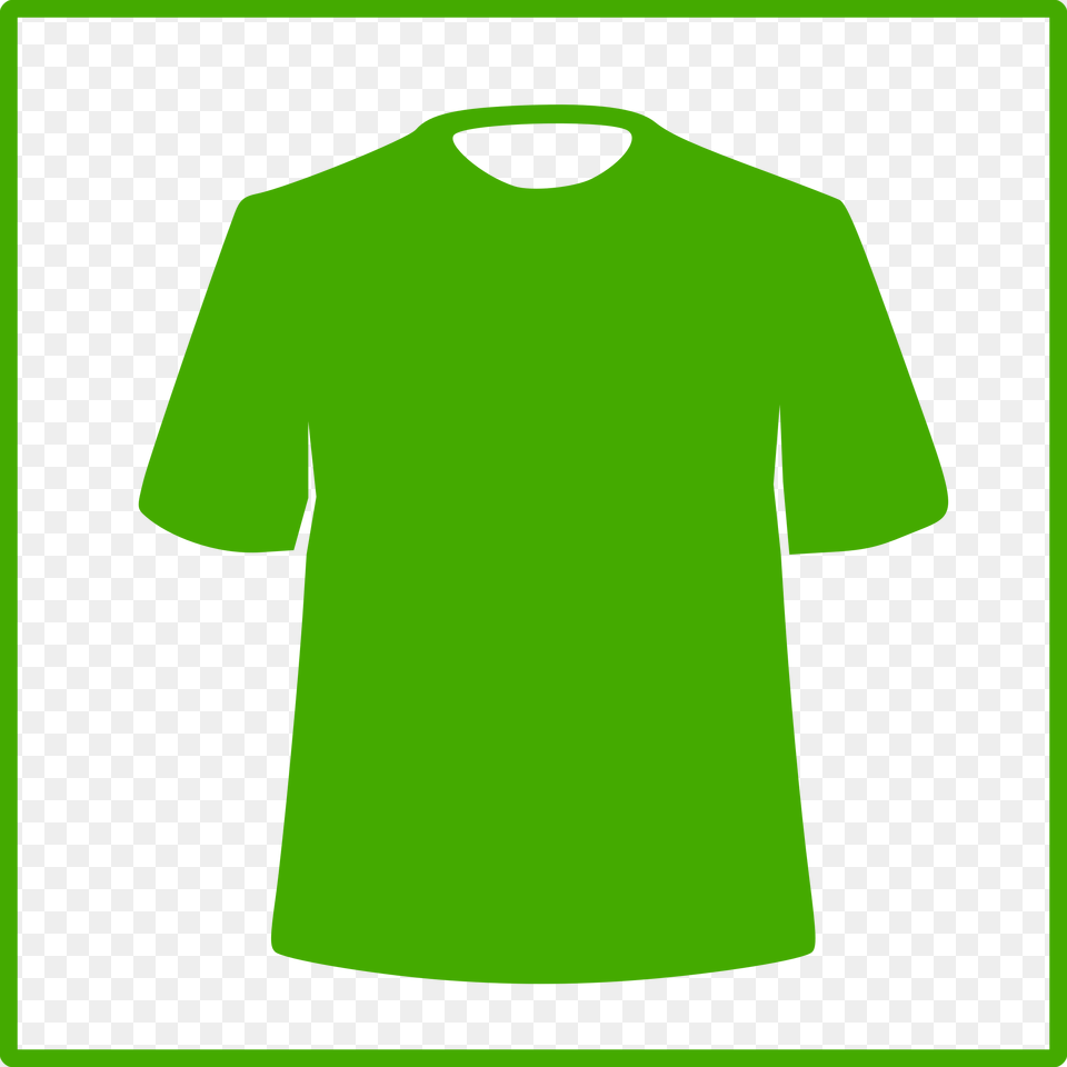 This Icons Design Of Eco Green Clothing Icon, T-shirt, Shirt Free Png Download