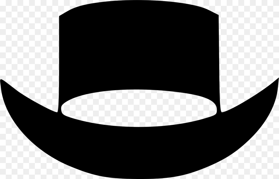 This Icons Design Of Evil Hat, Gray Free Png