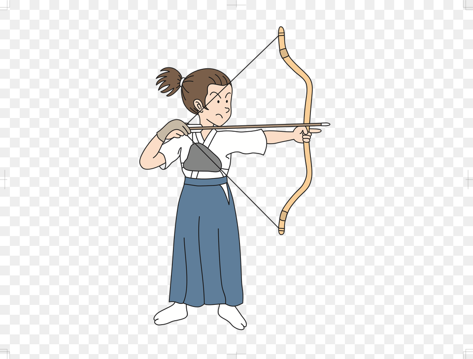 This Icons Design Of Female Archer, Archery, Bow, Person, Sport Free Png Download