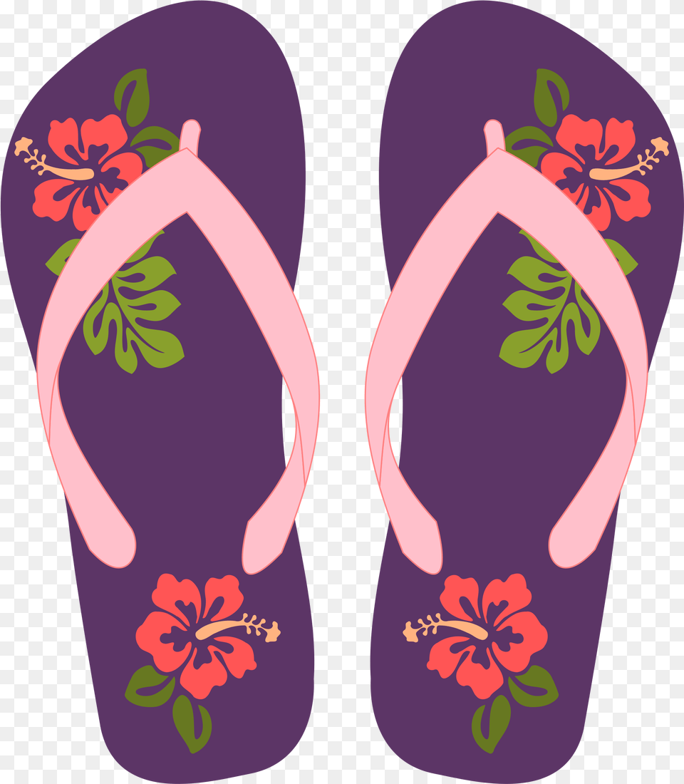 This Icons Design Of Flipflops, Clothing, Flip-flop, Footwear Free Png