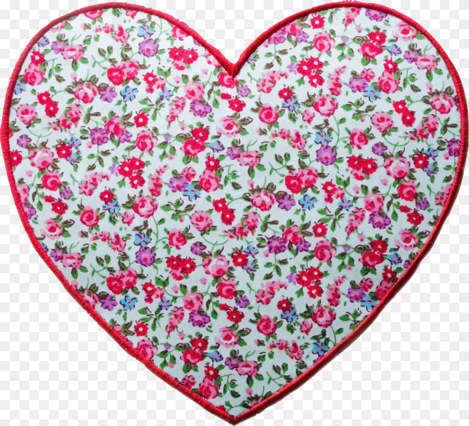 This Icons Design Of Floral Heart, Plate, Pattern, Embroidery Png Image