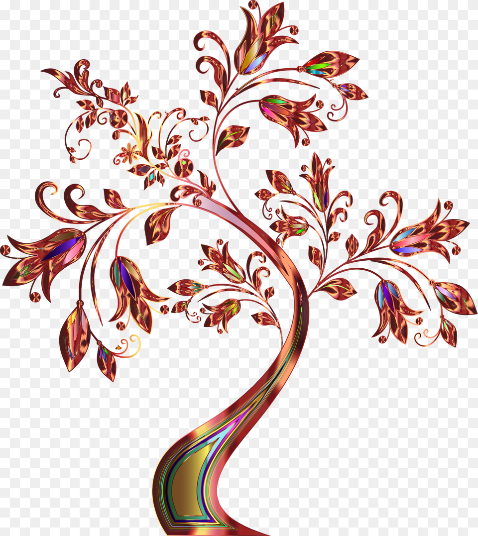 This Icons Design Of Floral Tree Supplemental, Art, Floral Design, Graphics, Pattern Png