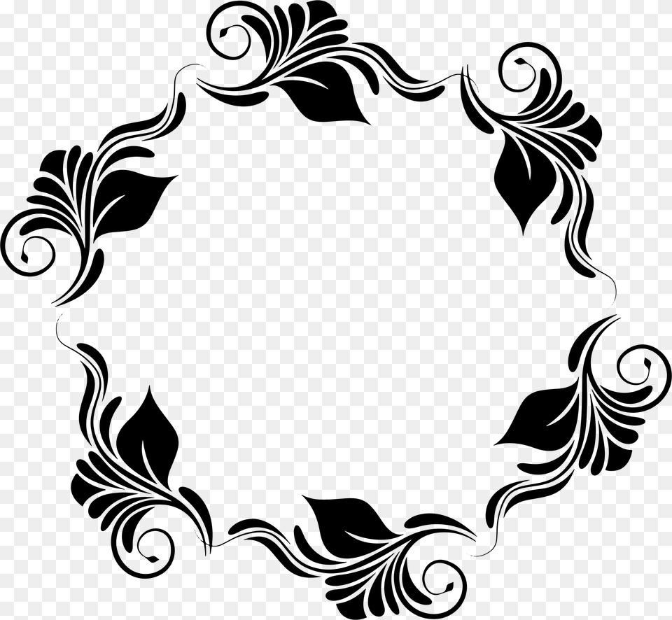 This Icons Design Of Flowers Pattern In A, Gray Png