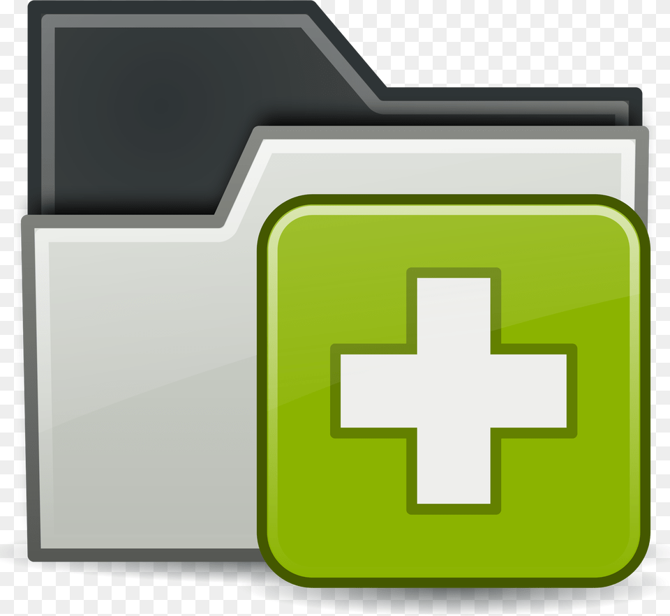 This Icons Design Of Folder Add, First Aid Free Png