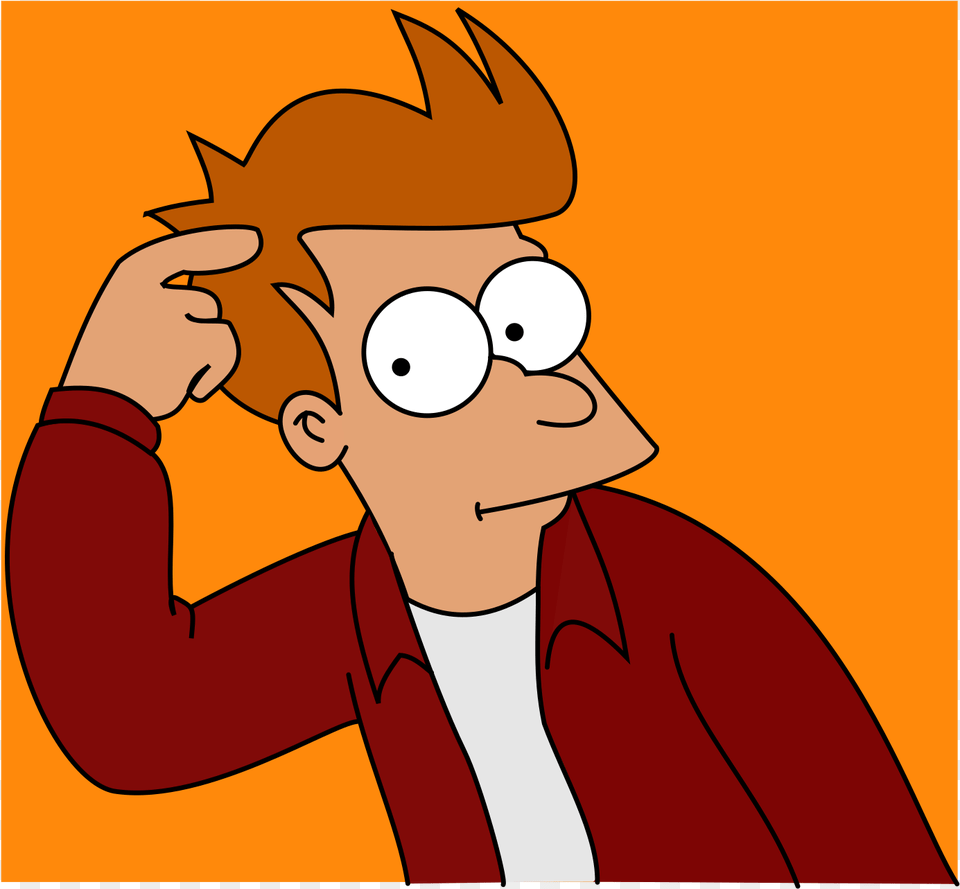 This Icons Design Of Futurama Fray In Svg, Cartoon, Baby, Person, Face Png