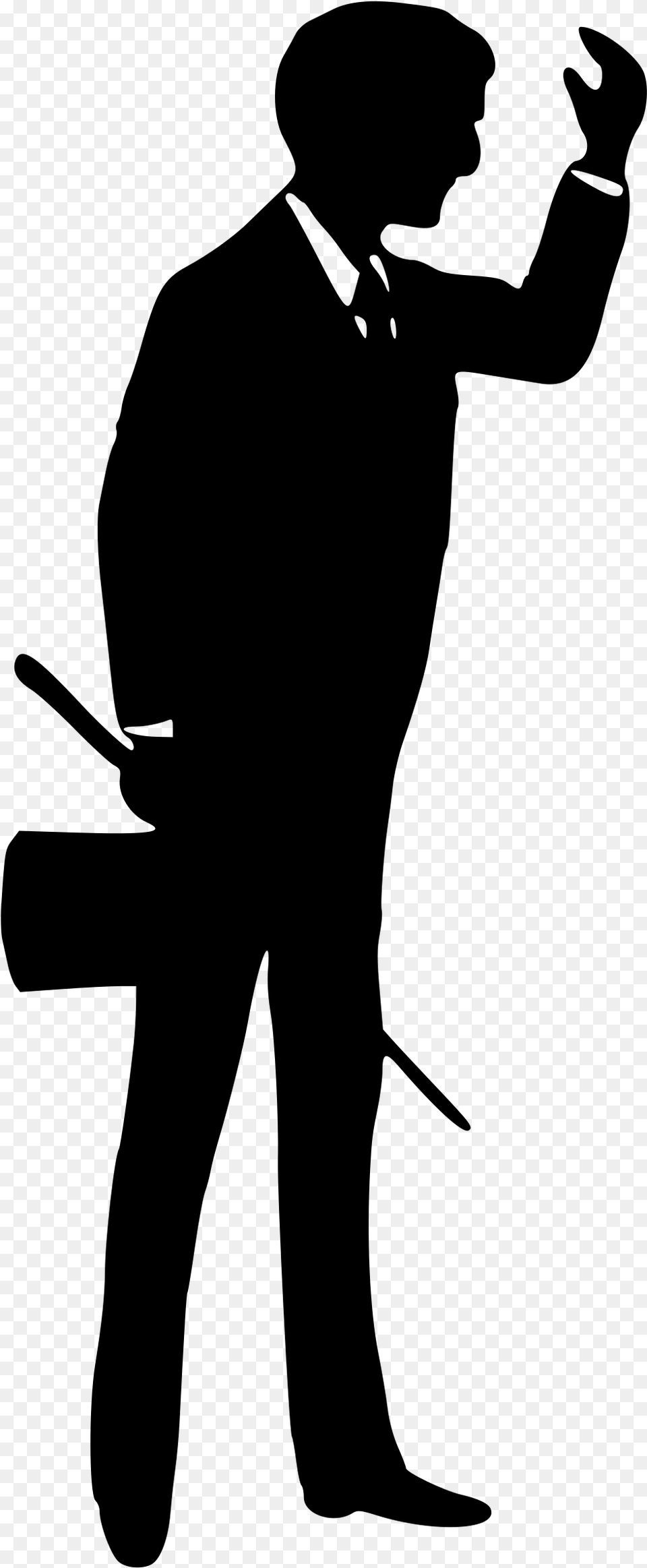 This Icons Design Of Gentleman Silhouette, Gray Free Png