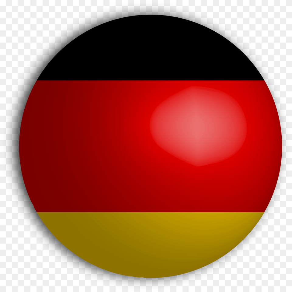 This Icons Design Of German Flag Sphere, Logo, Astronomy, Moon, Nature Free Png Download