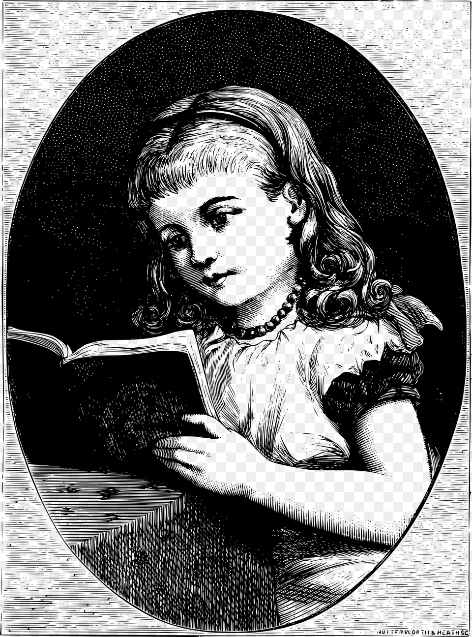 This Icons Design Of Girl Reading A Book, Gray Png