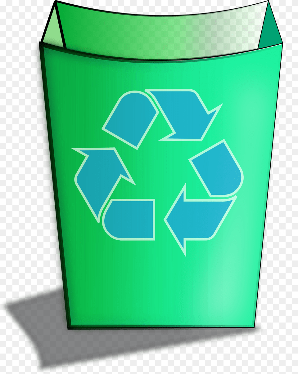 This Icons Design Of Green Recycle Bin, Recycling Symbol, Symbol, Mailbox Png