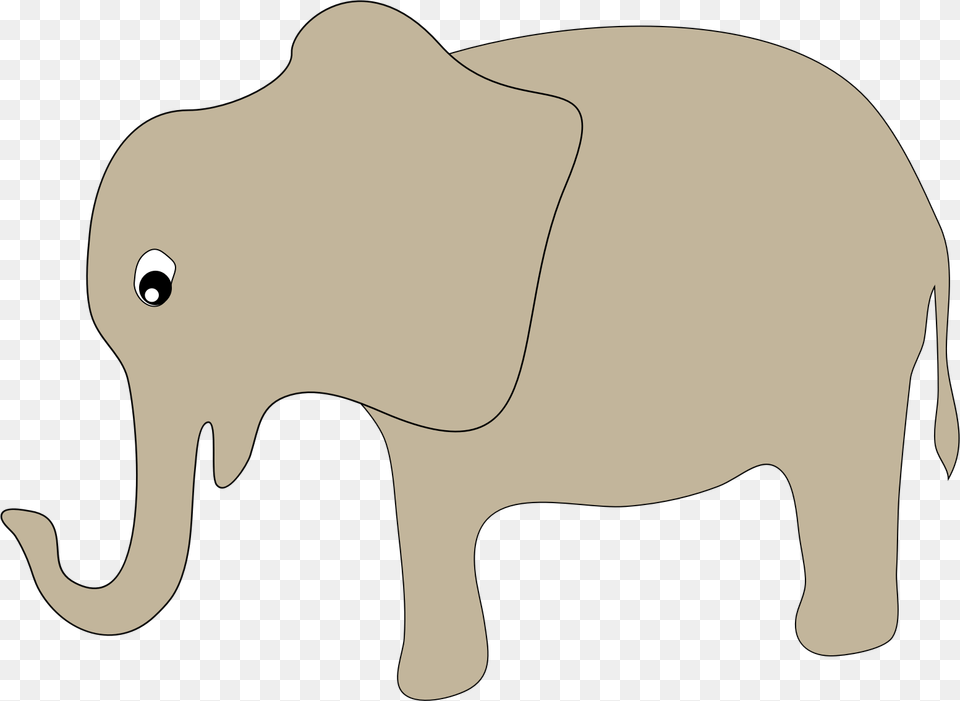 This Icons Design Of Hand Drawn Elephant, Animal, Mammal, Wildlife Free Png