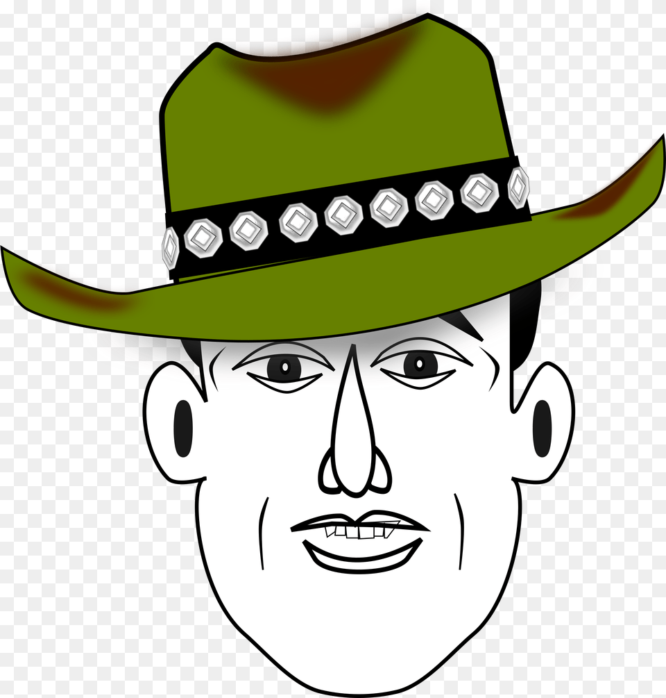 This Icons Design Of Happy Cowboy, Clothing, Hat, Adult, Cowboy Hat Png Image