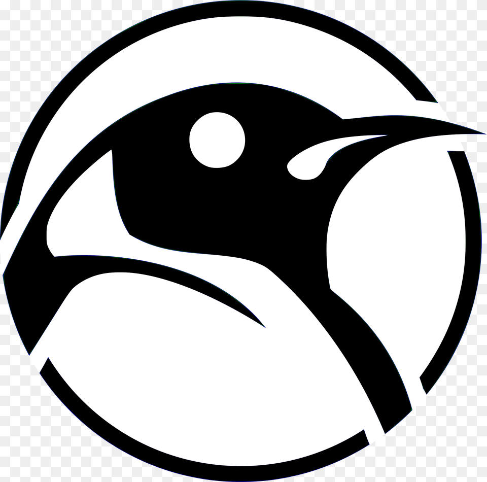 This Icons Design Of Head Of Tux, Stencil, Animal, Beak, Bird Png