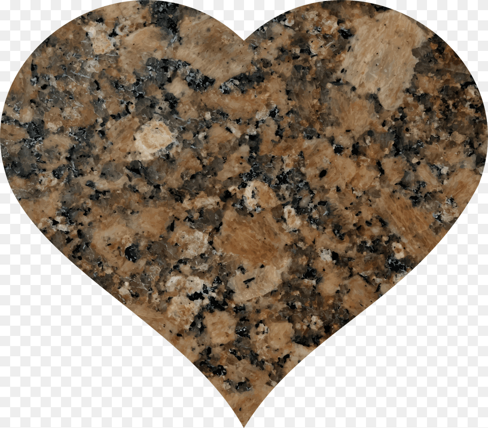This Icons Design Of Heart Of Stone, Granite, Rock Free Png