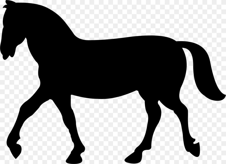 This Icons Design Of Horse Silhouette, Gray Free Png Download