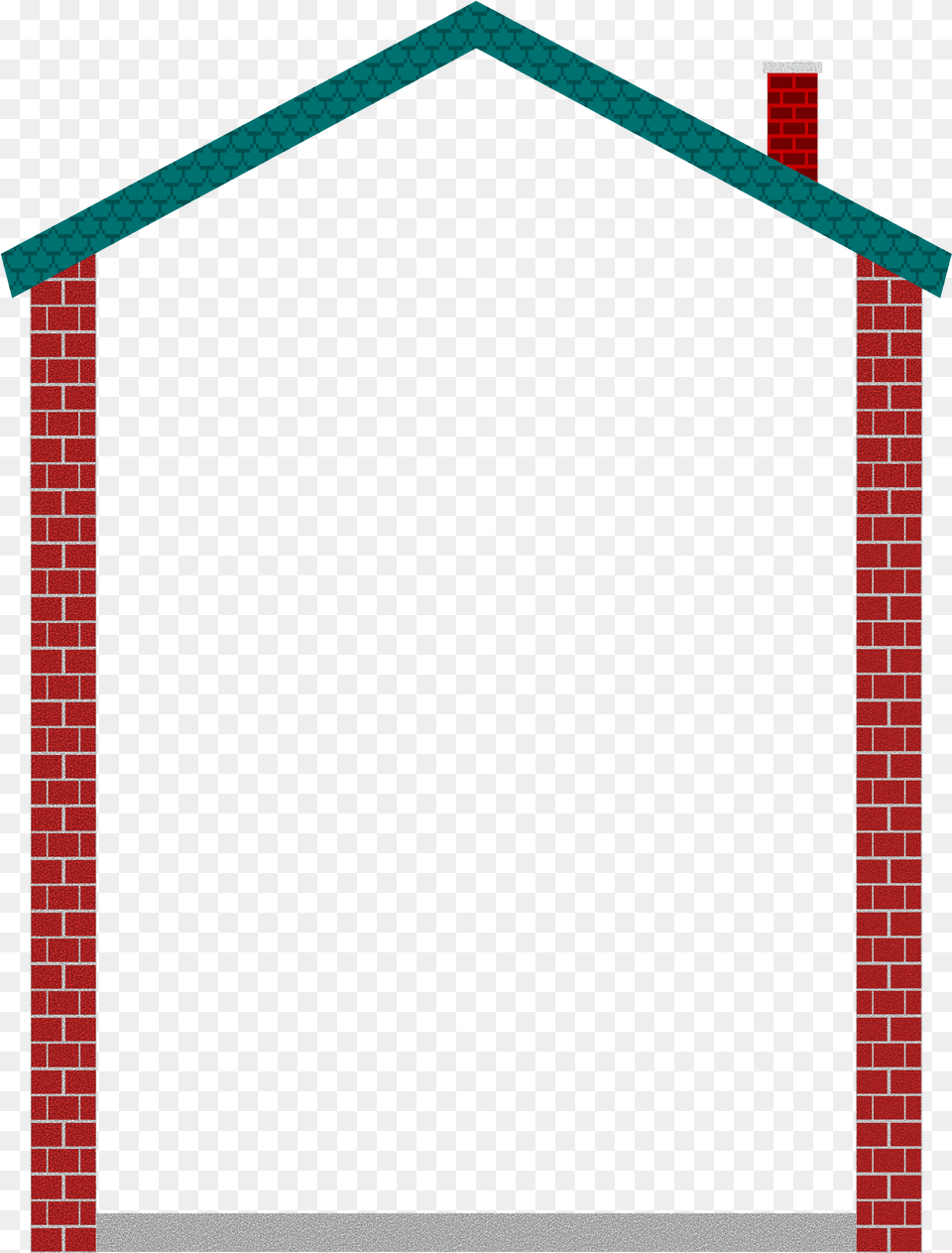This Icons Design Of House Border, Arch, Architecture, Brick, Indoors Png Image
