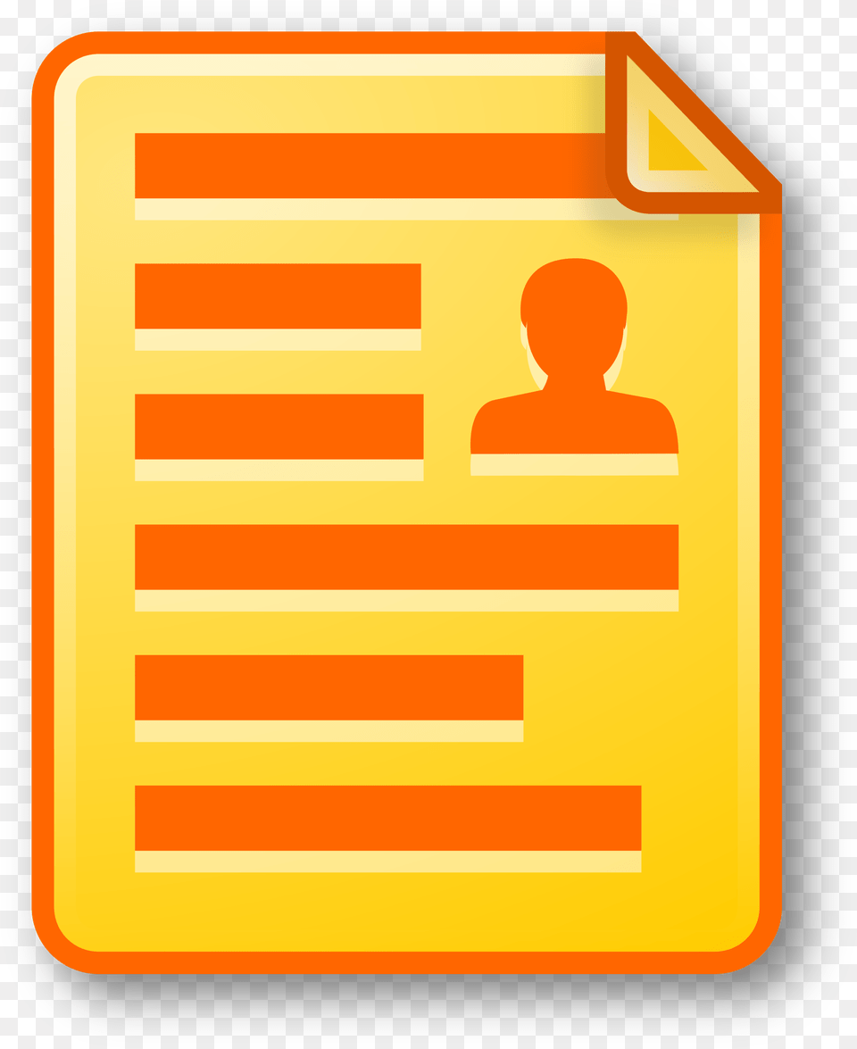 This Icons Design Of Icon Document Yellow, Person, First Aid, Box, Head Free Png Download