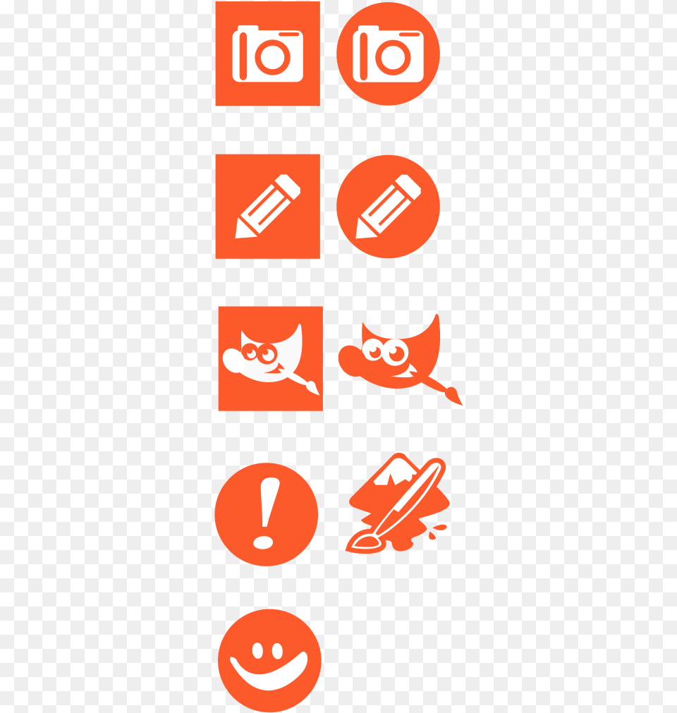 This Icons Design Of Icons From Gimp, Logo Png