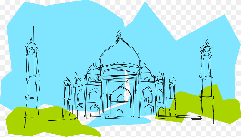 This Icons Design Of India The Taj Mahal, Art, Graphics, Architecture, Building Png Image