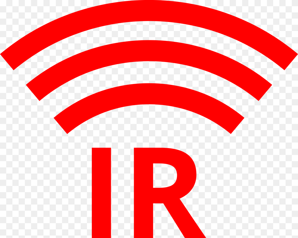 This Icons Design Of Ir Symbol Logo Infrared, Electrical Device, Microphone, Accessories, Formal Wear Free Transparent Png