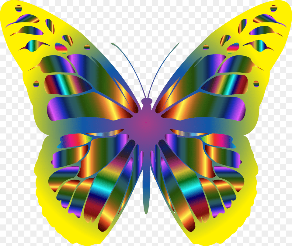 This Icons Design Of Iridescent Monarch Butterfly, Art, Graphics, Pattern, Dynamite Free Png