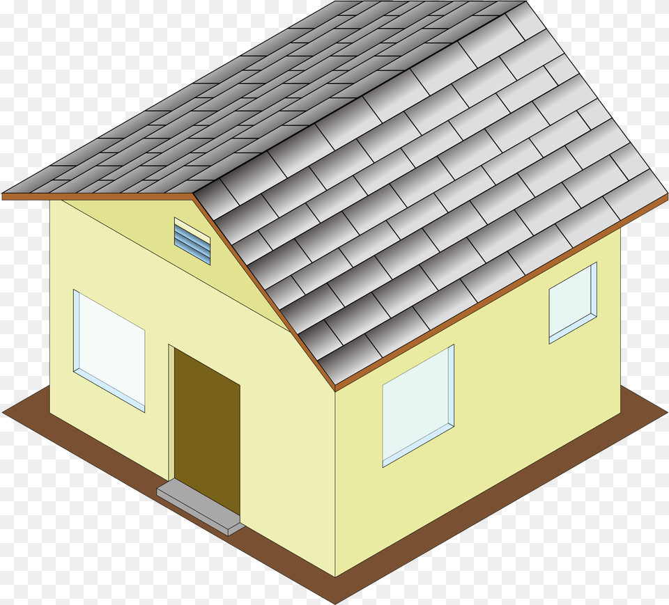 This Icons Design Of Isometric House, Architecture, Building, Housing, Roof Free Png