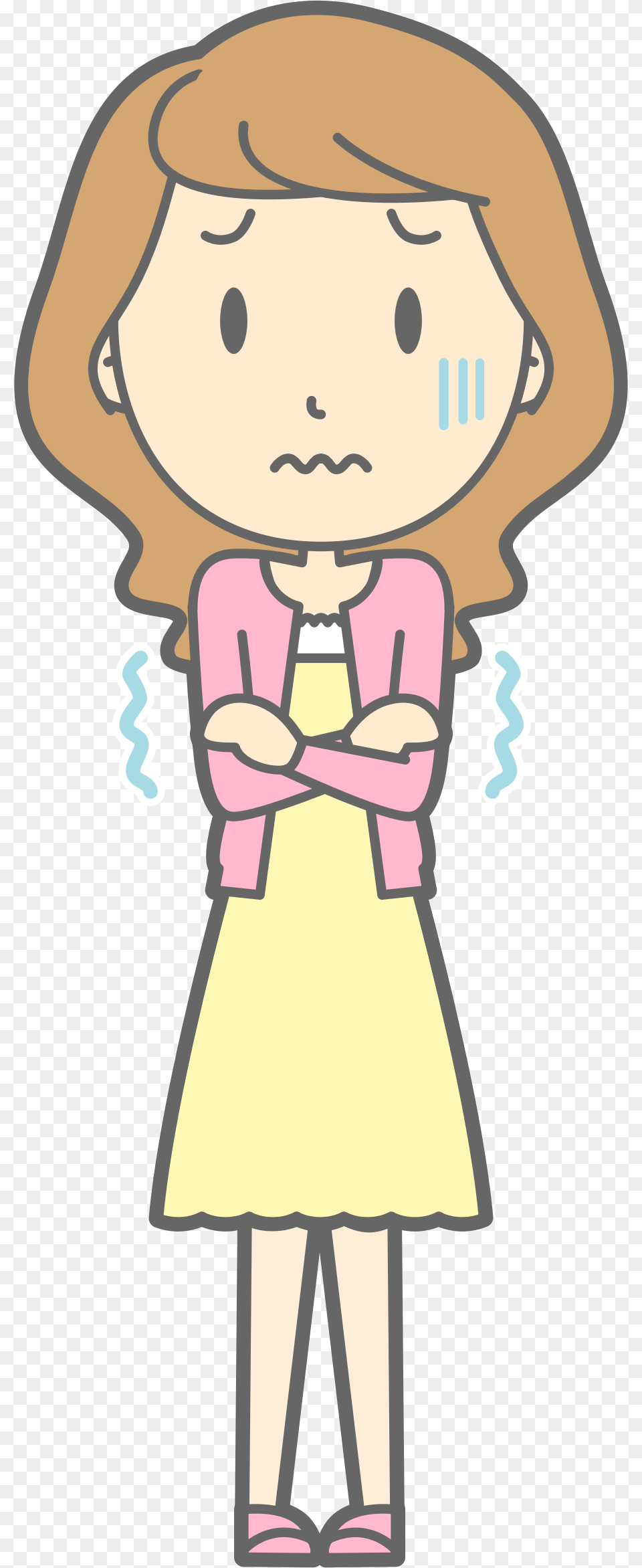 This Icons Design Of It39s Cold, Child, Female, Girl, Person Free Transparent Png