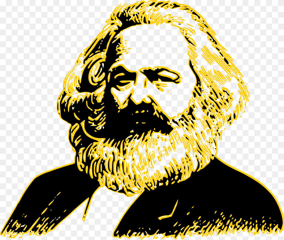 This Icons Design Of Karl Marx, Beard, Face, Head, Person Png Image