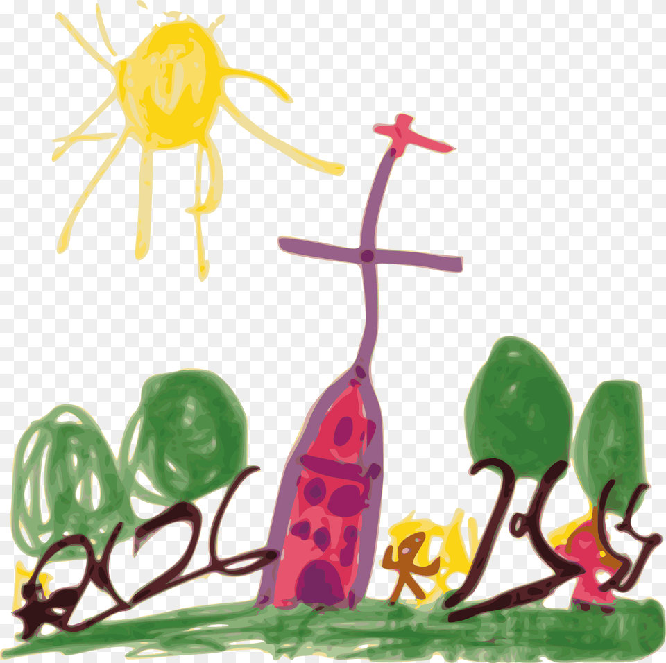 This Icons Design Of Kindergarten Art Church, Helmet, Flower, Plant Free Png Download